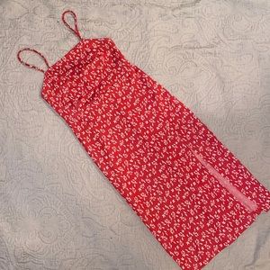 Floral Midi Dress with Slit (Zara)!